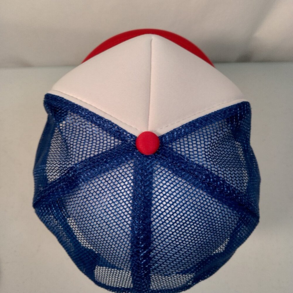 Vintage Pepsi Cola Trucker Cap Hat Foam Mesh Snap Back Red White Blue Nissun - Picture 7 of 11